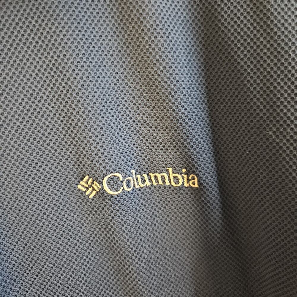 Columbia Omni-Wick Polo Shirt Mens XXL Blue Short Sleeve - Picture 2 of 5